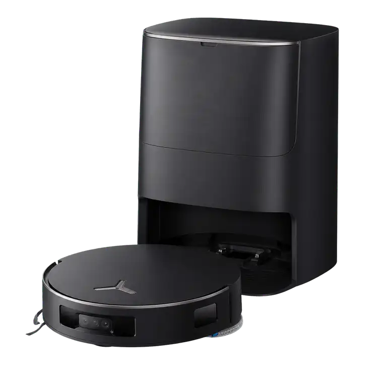 KI-generierte Produktvisualisierung des Ecovacs Deebot X9 Pro Omni mit Station